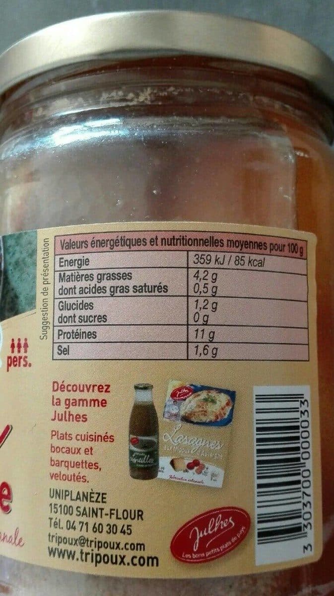 Open Food Facts Tripoux d'Auvergne packshot