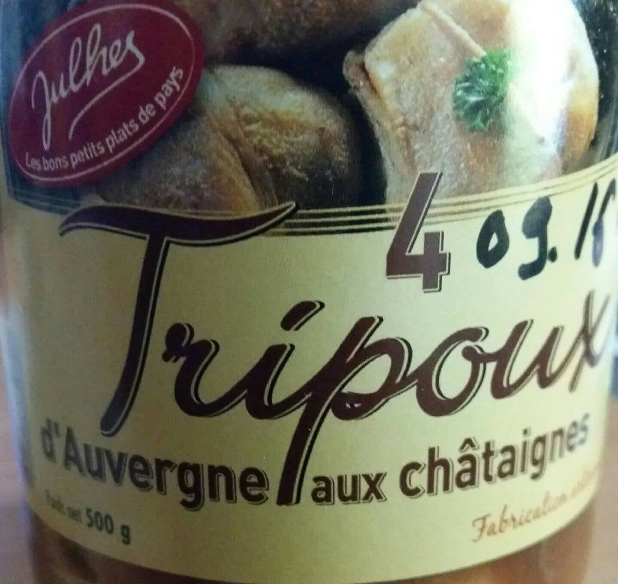 Julhes Tripoux d'Auvergne aux châtaignes packshot