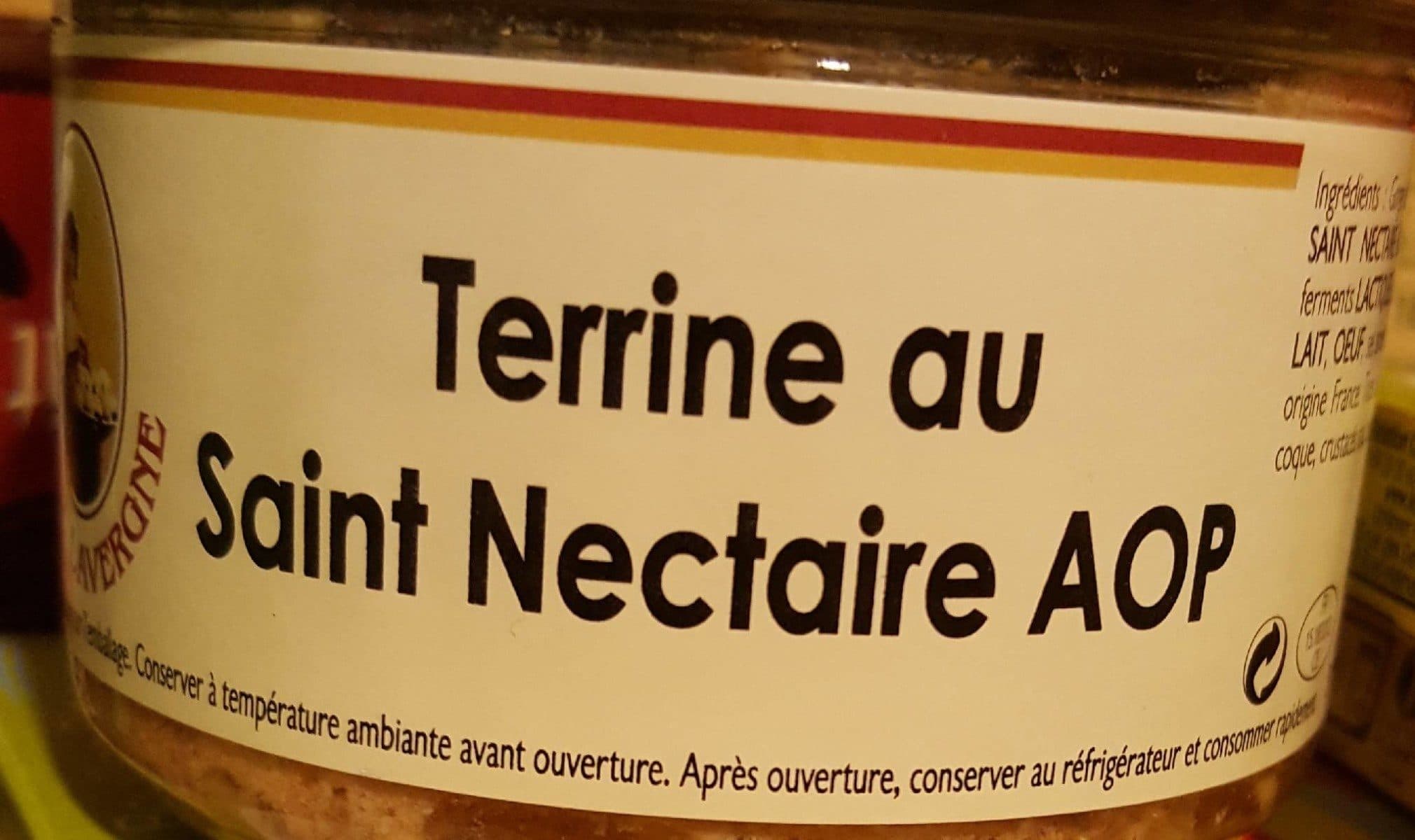 Open Food Facts Terrine au Saint-Nectaire AOP packshot