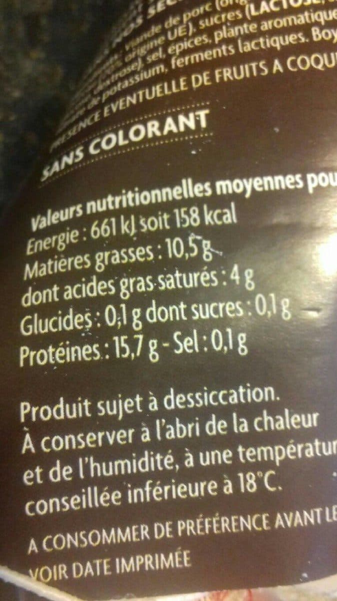 Open Food Facts Saucisson au taureau packshot