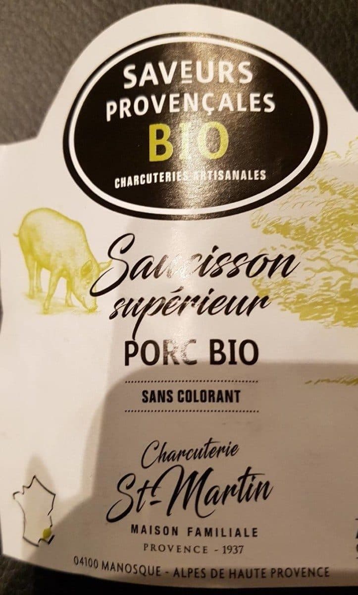 Open Food Facts Saucisson superieur packshot