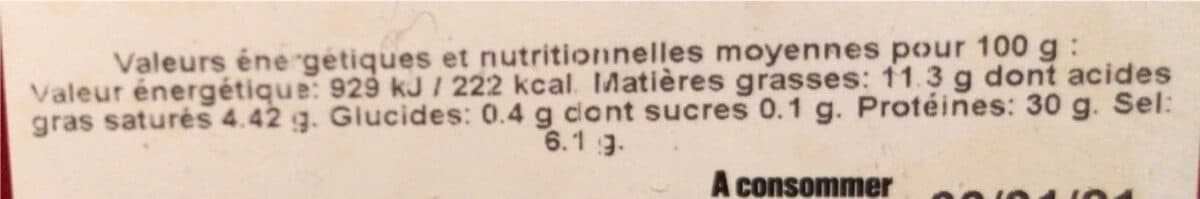 Le Séchoir des Alpes chiffonnade de jambon sec 9 mois V packshot