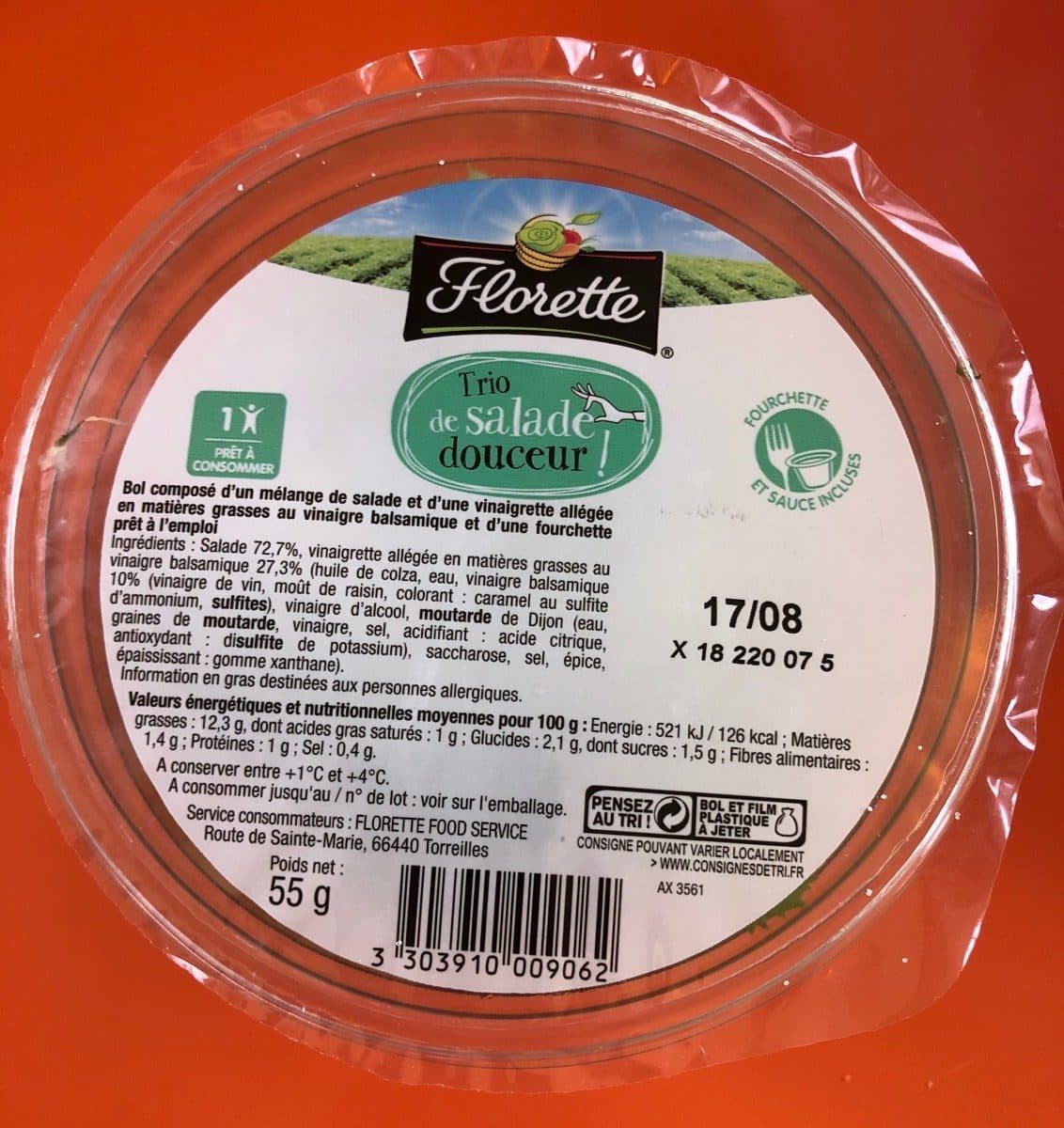 Florette Trio de salade douceur packshot