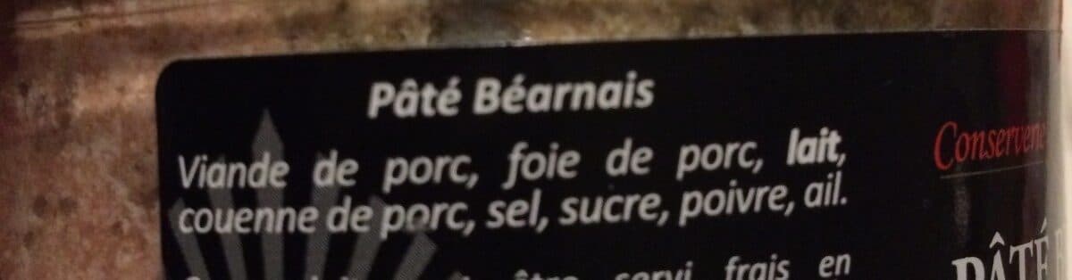 Conserverie Gratien Pate bearnais packshot