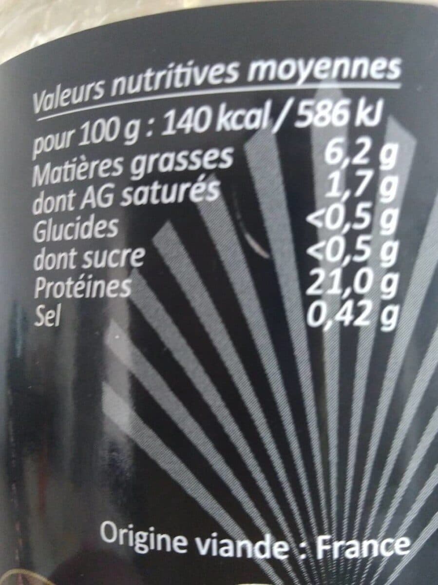 Open Food Facts Ris d'agneau à la basquaise packshot