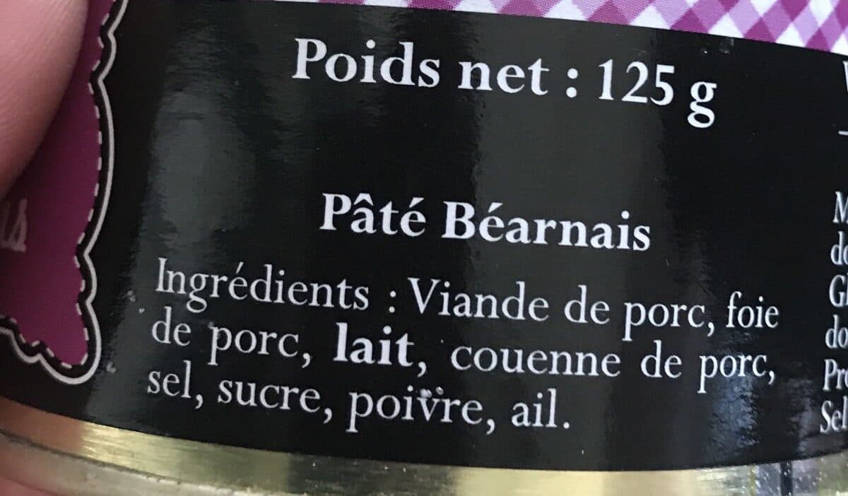 Open Food Facts Pâté béarnais packshot