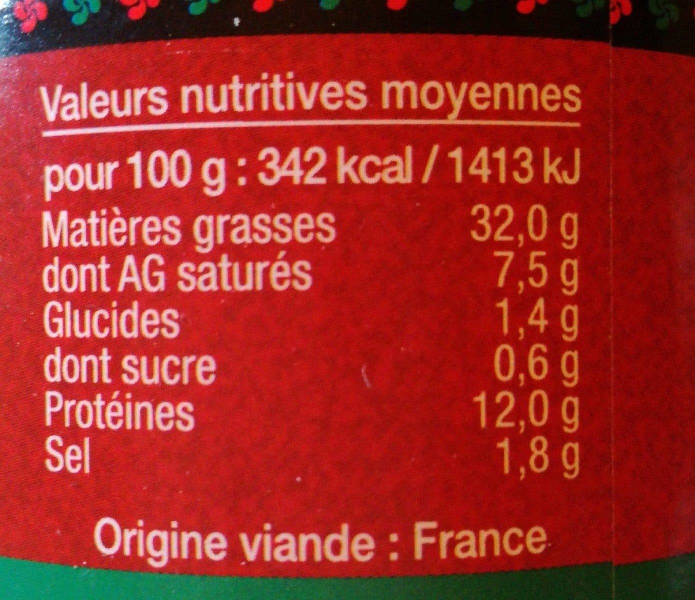 Open Food Facts Pâté recette basque au piment d'espelette packshot