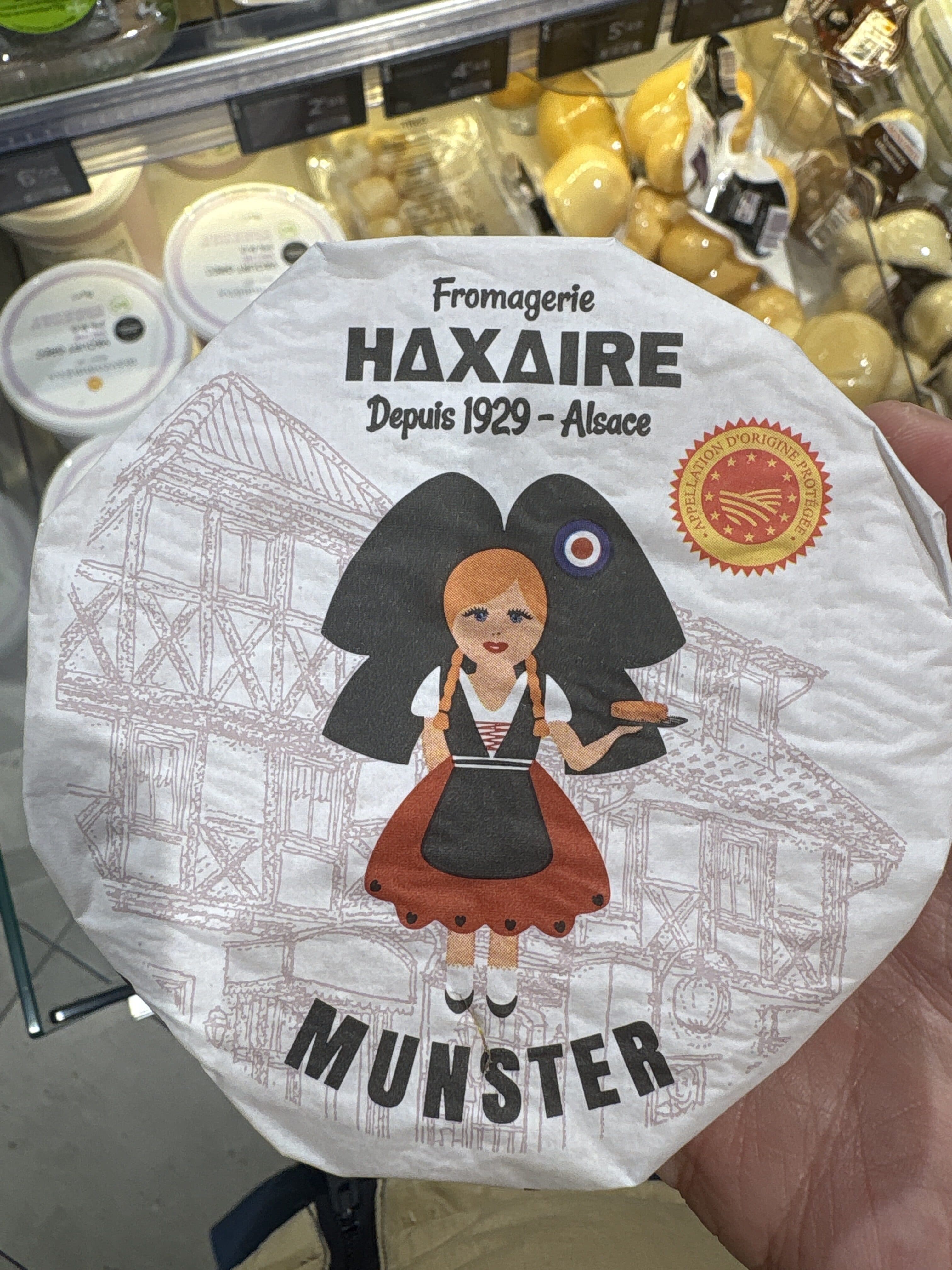 Haxaire Petit munster AOP au lait d'Alsace packshot