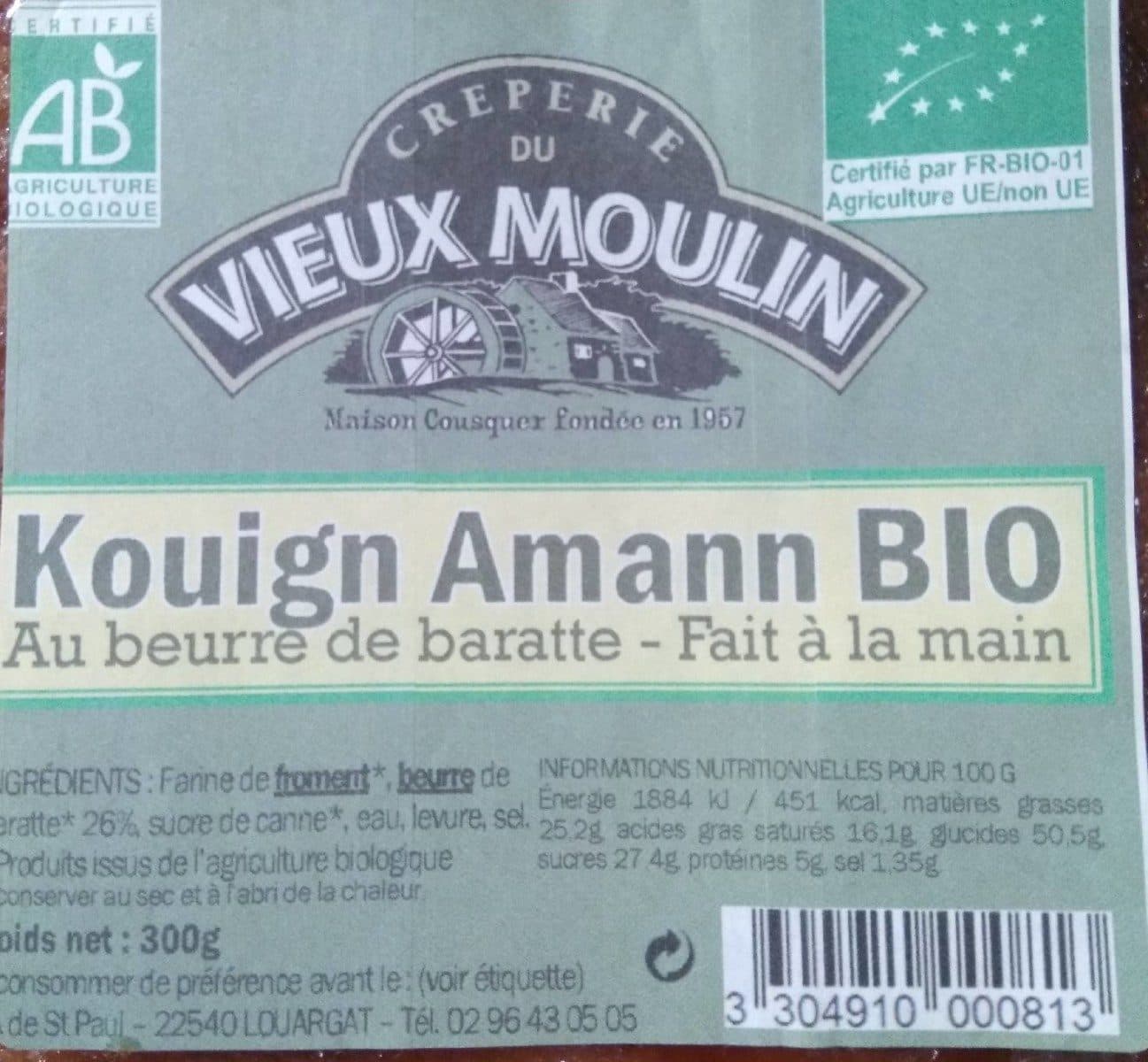 Crêperie du Vieux Moulin Kouign Amann Bio packshot
