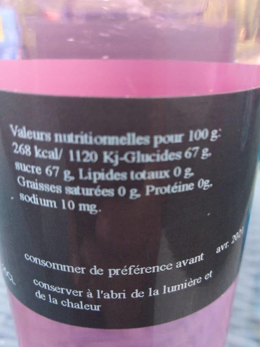Open Food Facts Sirop parfum naturel packshot