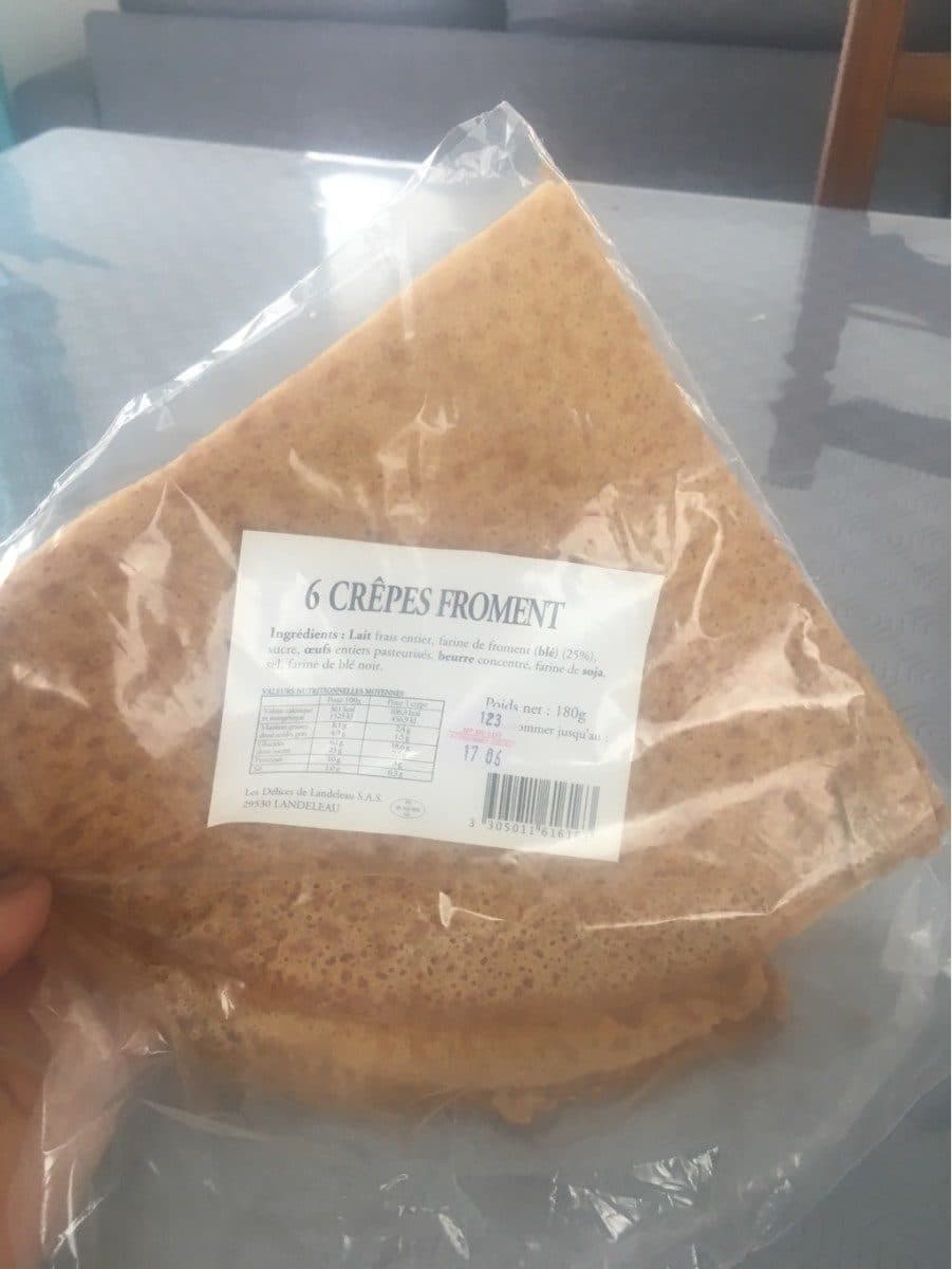 Open Food Facts Crepes froment packshot