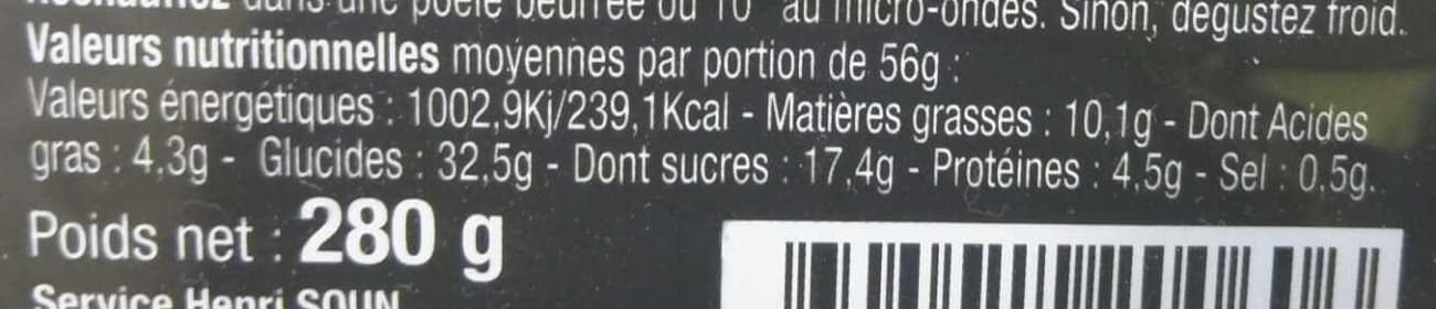 Les Délices de Landeleau 5 Crêpes Chocolatines packshot