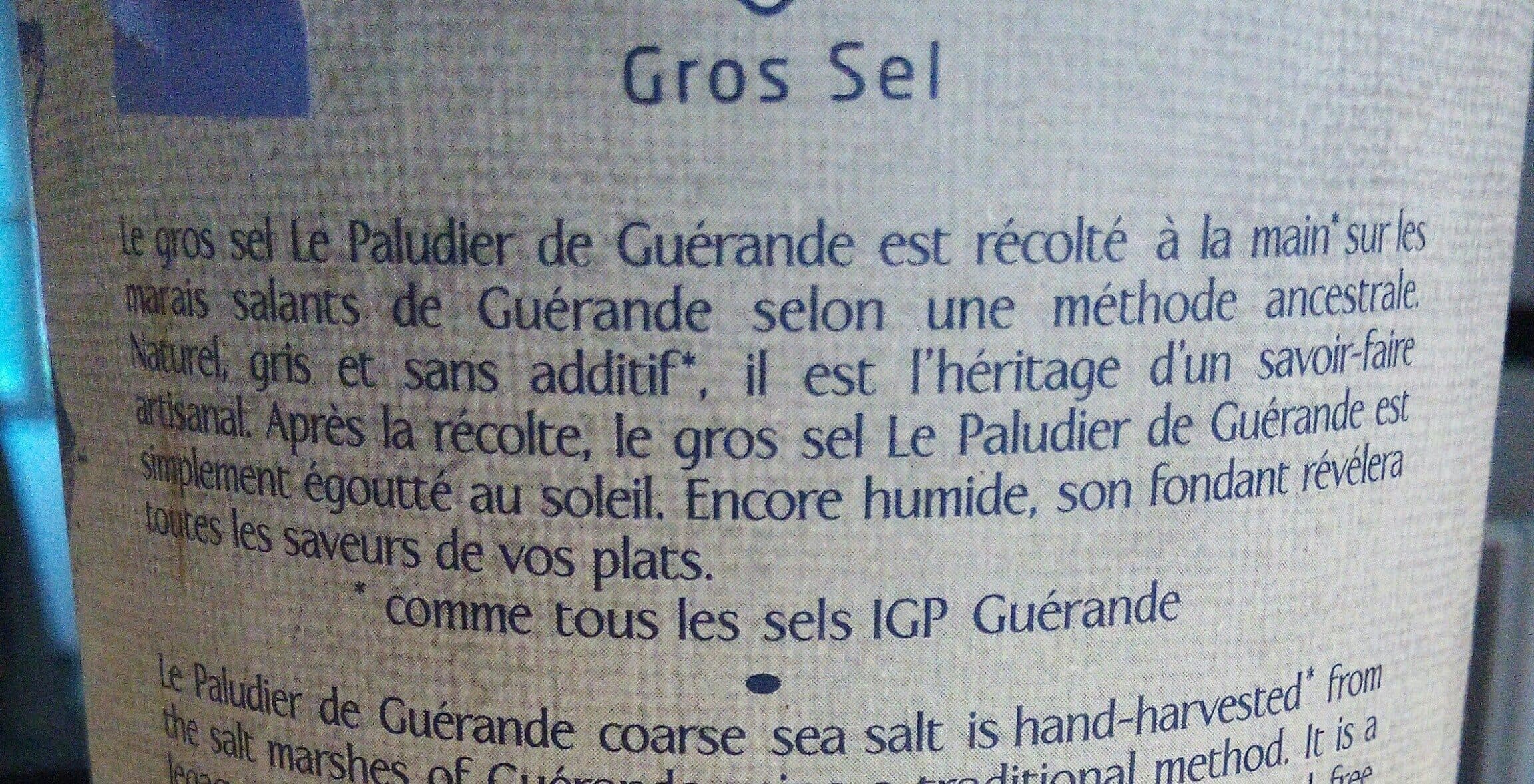 Open Food Facts Gros Sel de Guérande packshot