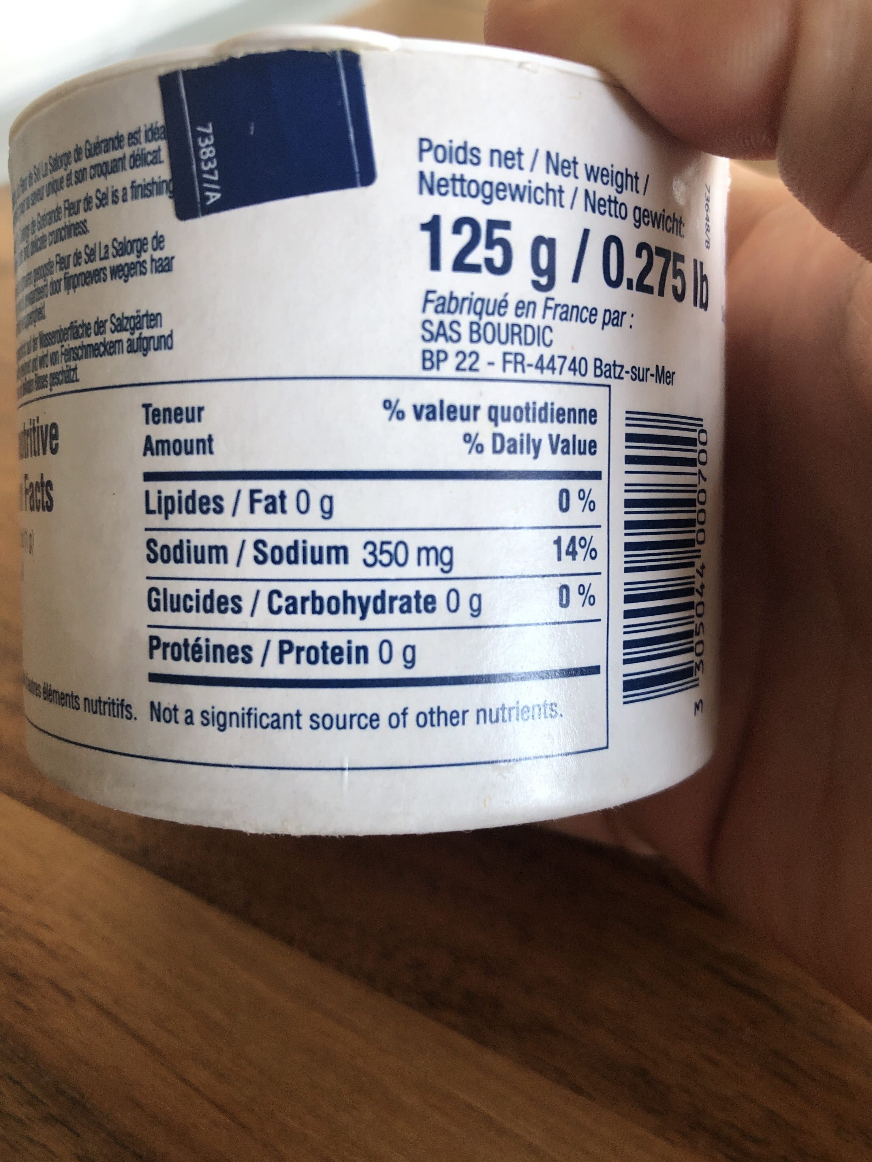 La Salorge de Guérande Fleur de Sel de Guérande packshot