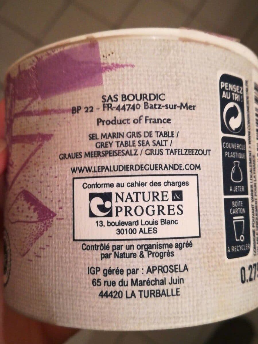 Le Paludier de Guérande Fleur de sel de Guérande packshot
