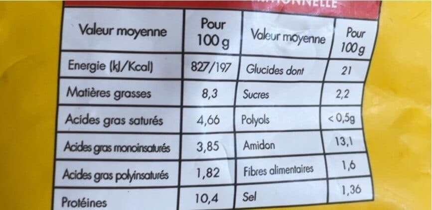 Open Food Facts 100 bouchons poulet packshot