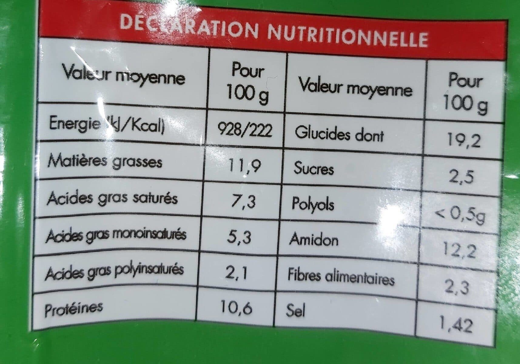 Open Food Facts Bouchons porc/combava packshot
