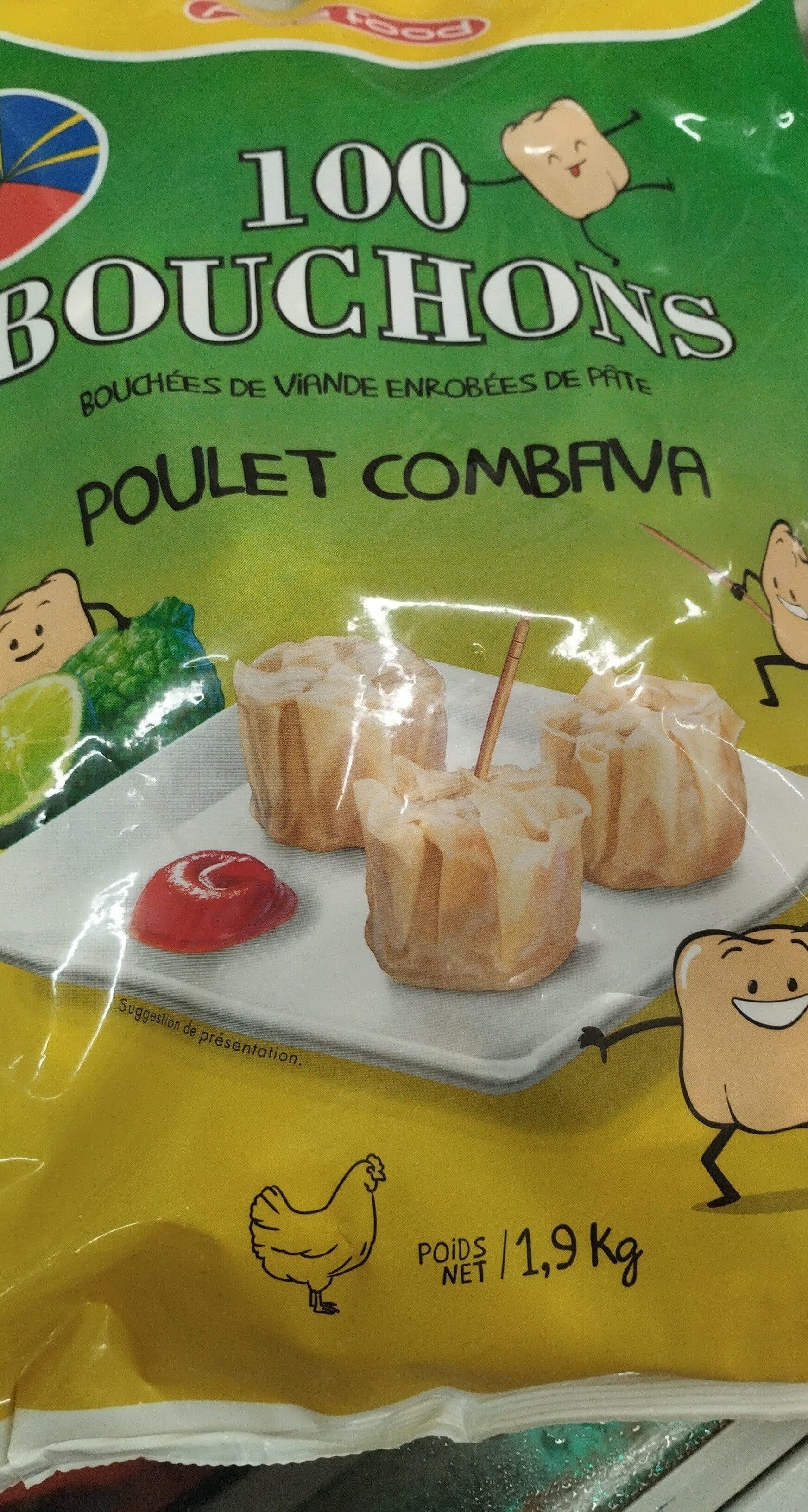 Open Food Facts 100 bouchon poulet combava asia packshot