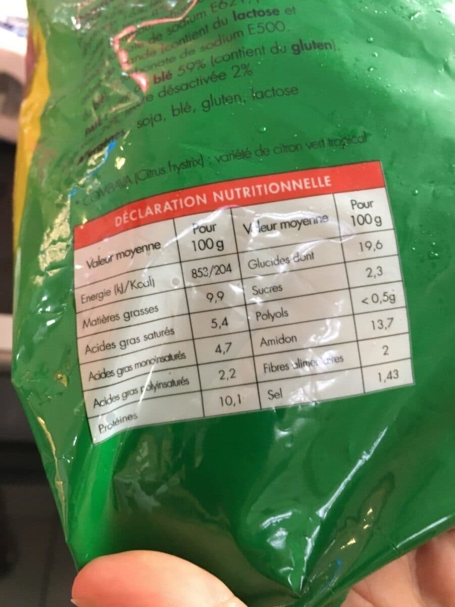 Open Food Facts 100 bouchon poulet combava asia packshot