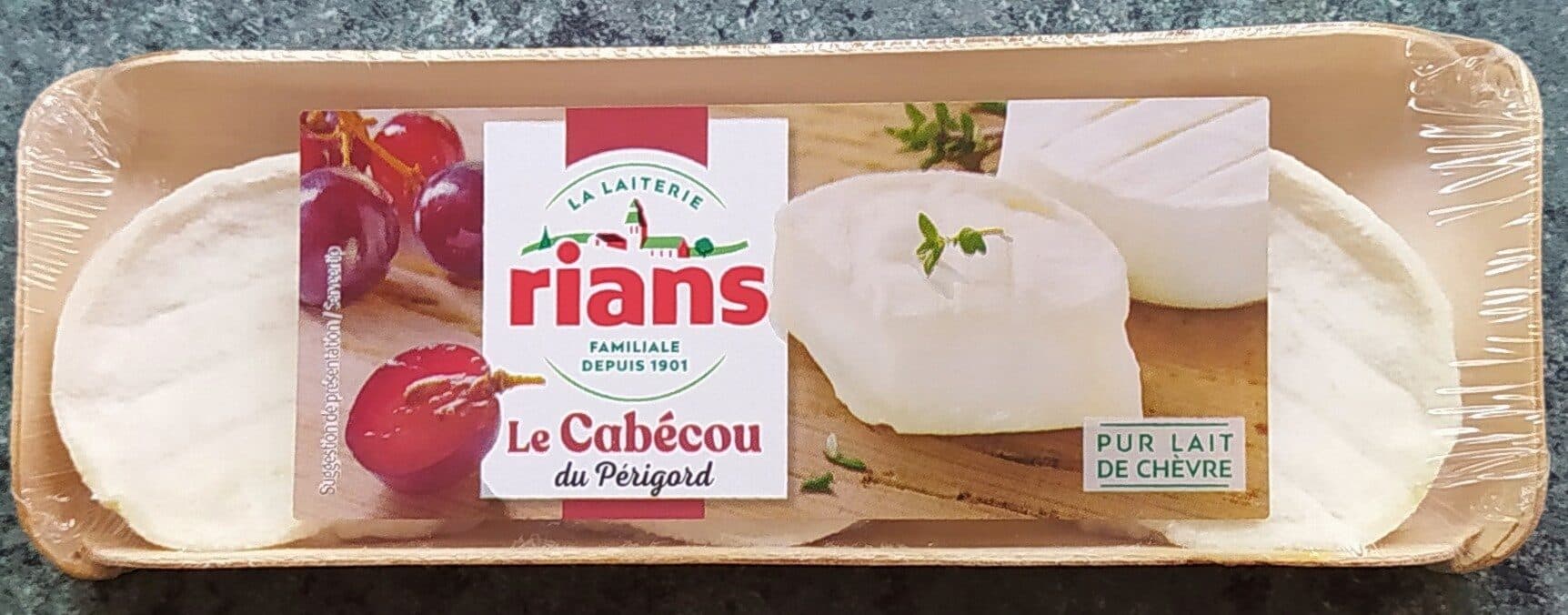 Rians Le Cabécou du Périgord - Fromage de chèvre packshot