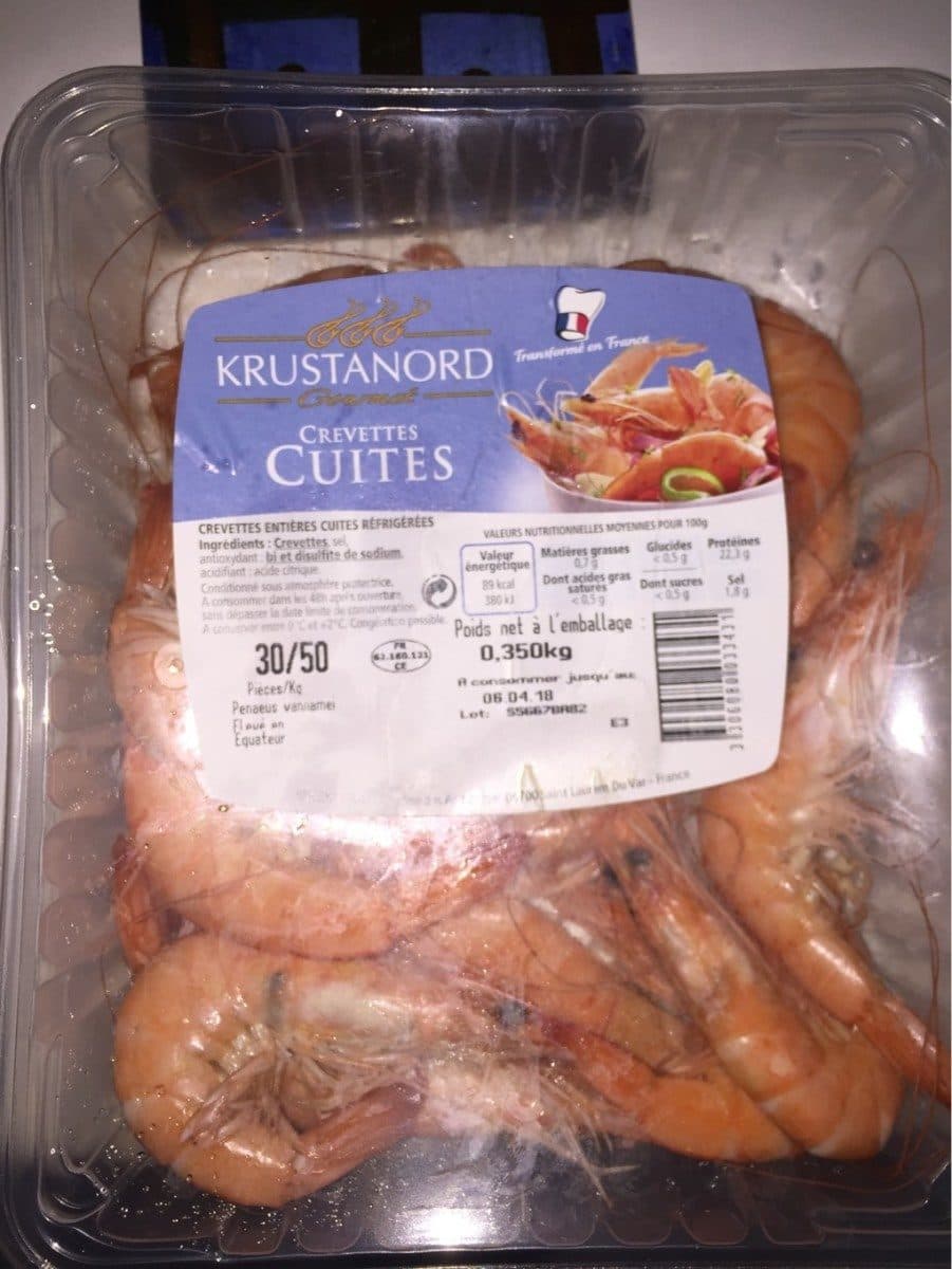 Open Food Facts Crevettes cuites packshot