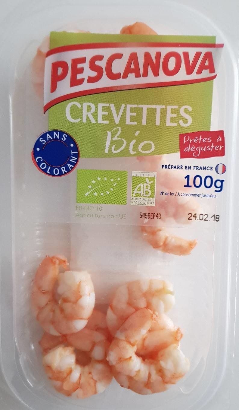 Pescanova Crevettes bio packshot