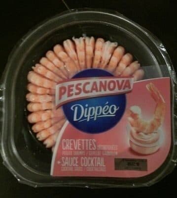 Pescanova Dippéo Crevettes décortiquées + sauce cocktail packshot