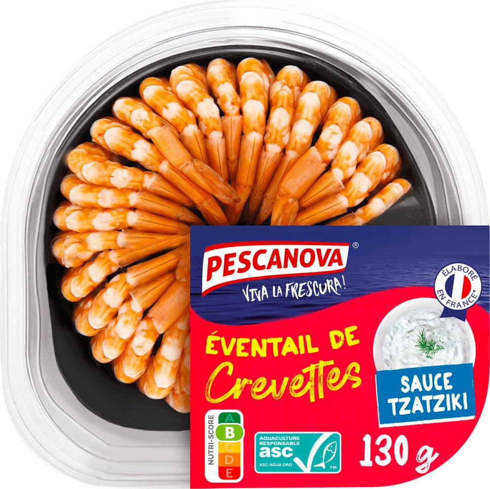 Pescanova Eventail de Crevettes Sauce Tzatziki packshot
