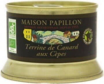 Maison Papillon Terrine Canard Pur Volaille Aux Cepes packshot