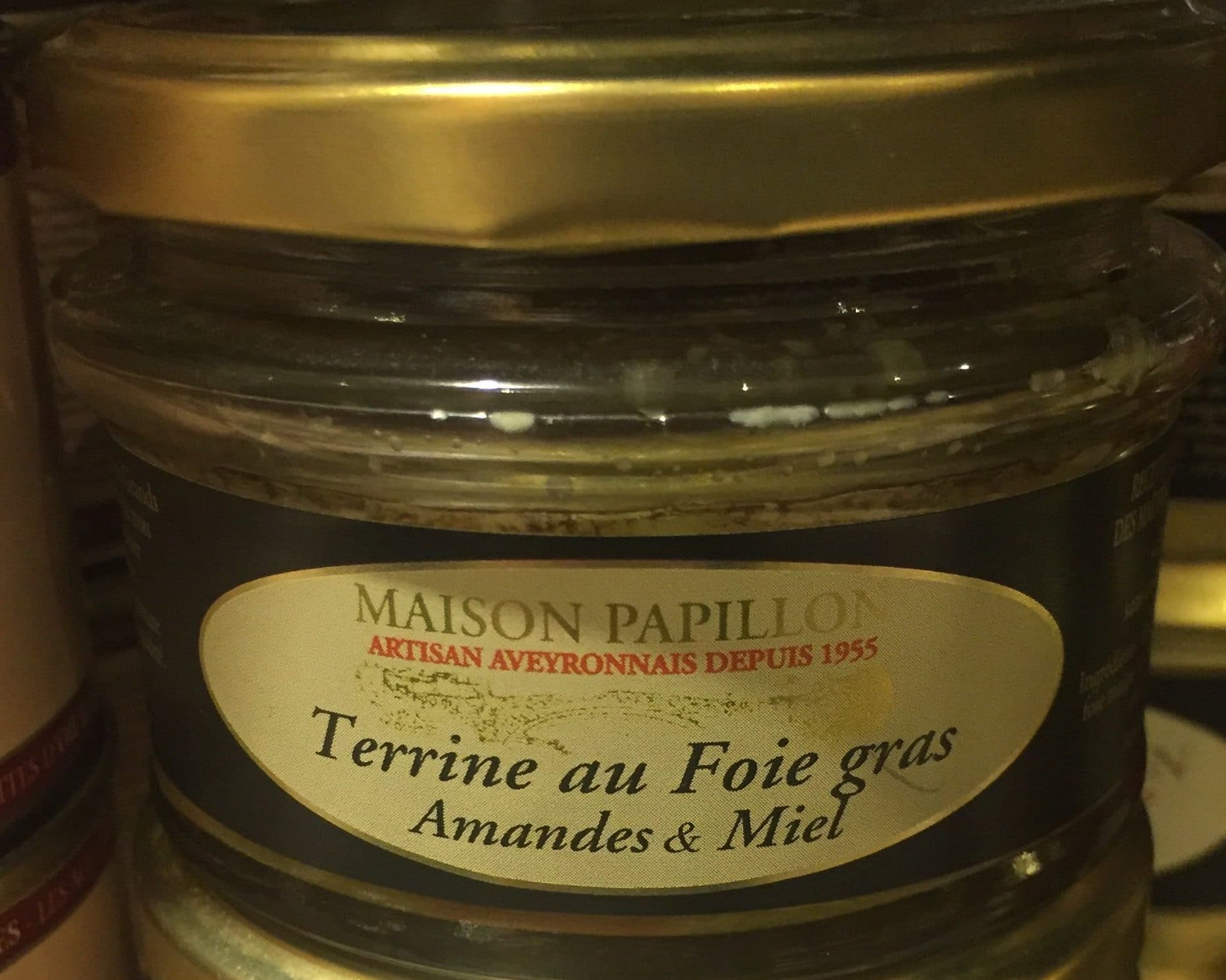 Maison Papillon Terrine au Foie Gras, Amandes & Miel packshot
