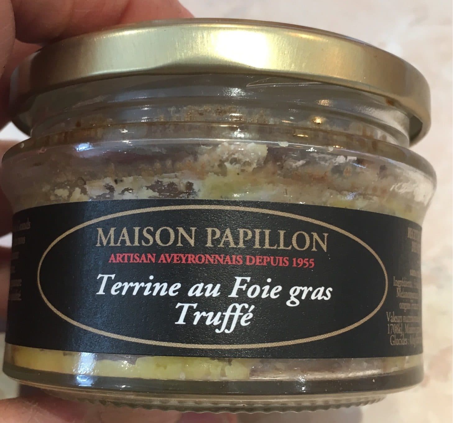 Maison Papillon Terrine au foie gras truffé packshot