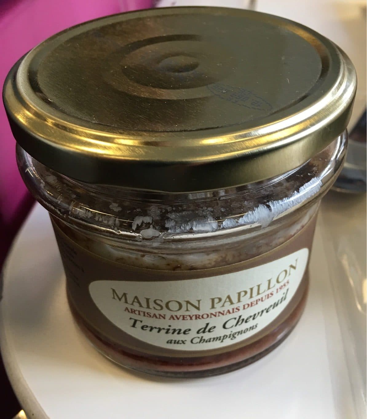 Maison du Café Maison Papillon, Provence Maison Papillon, Provence Terrine Chevreuil Aux Champignons - 160 g packshot