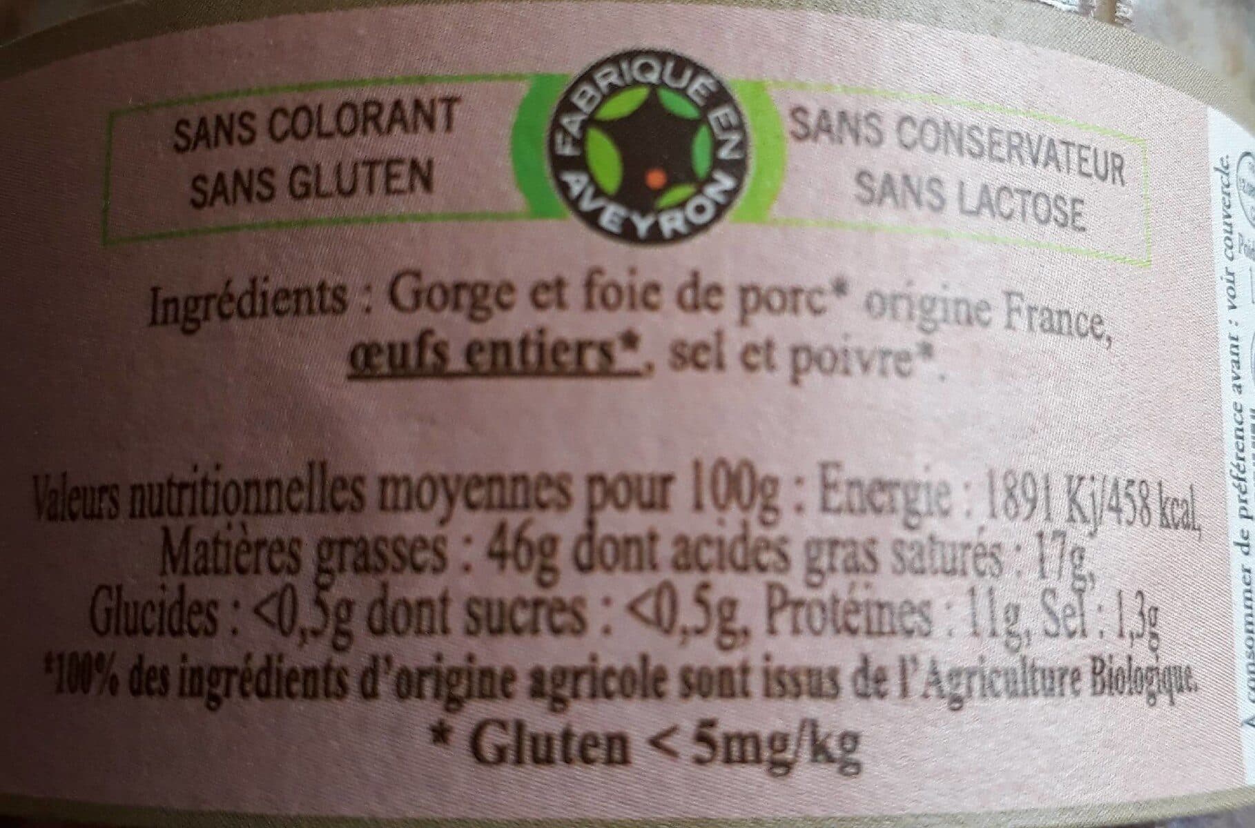 Open Food Facts Terrine campagne packshot