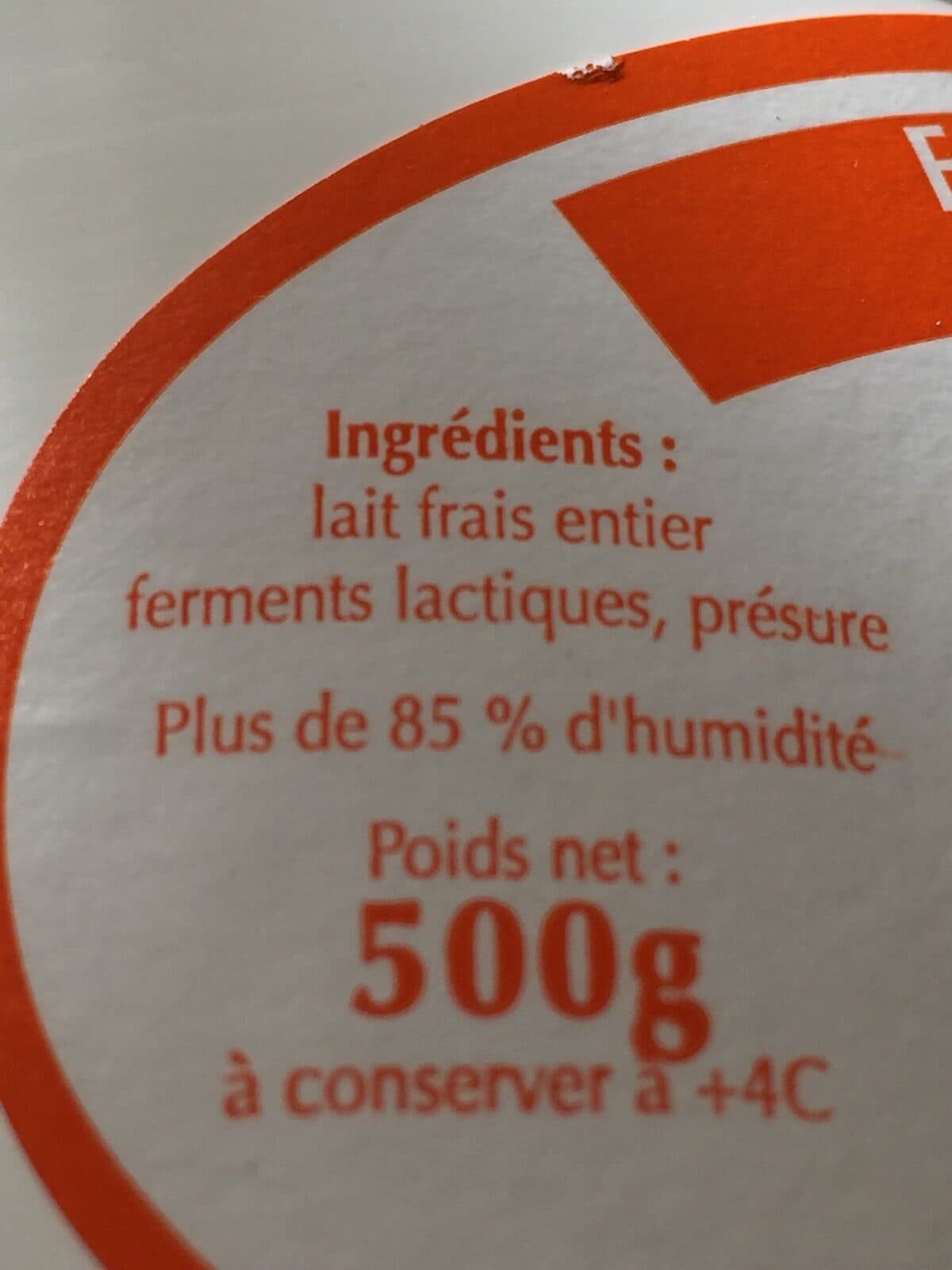 Open Food Facts Fromage blanc au lait cru packshot