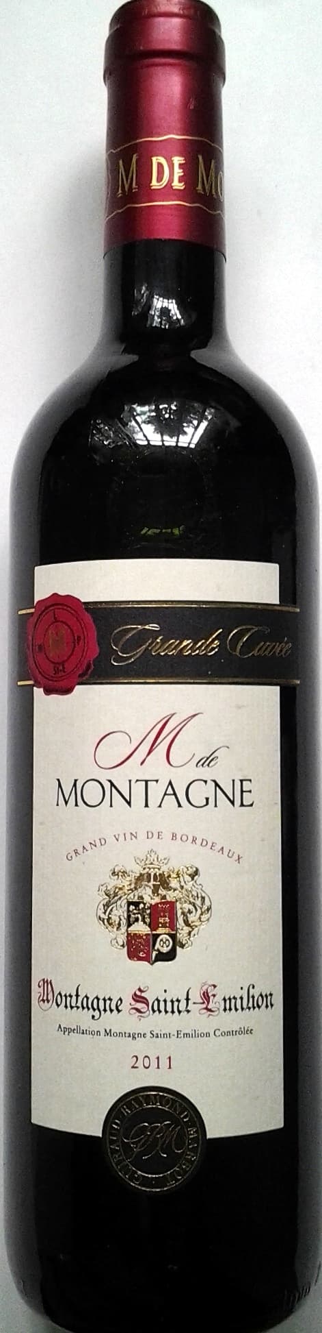 M de Montagne Montagne Saint-Emilion 2011 packshot