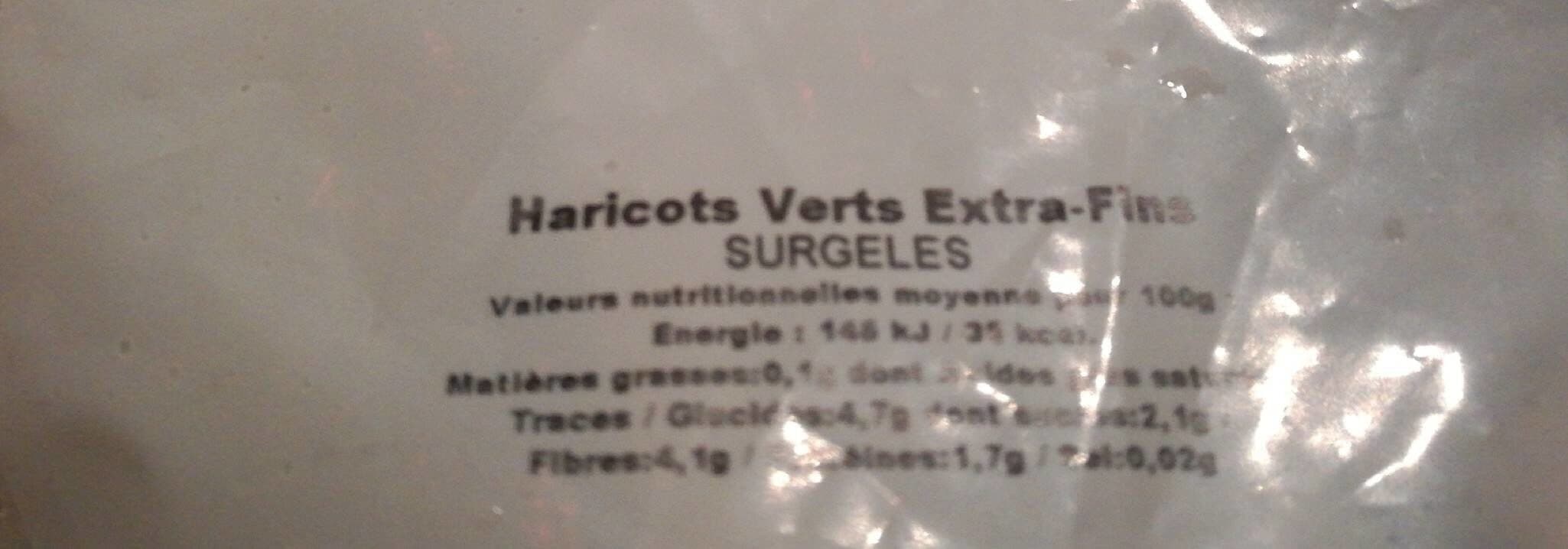 Open Food Facts Haricots verts extra fins packshot