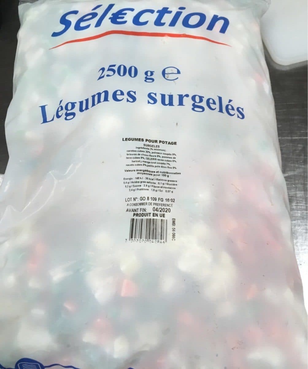 Sél€ction Légumes Surgelés packshot