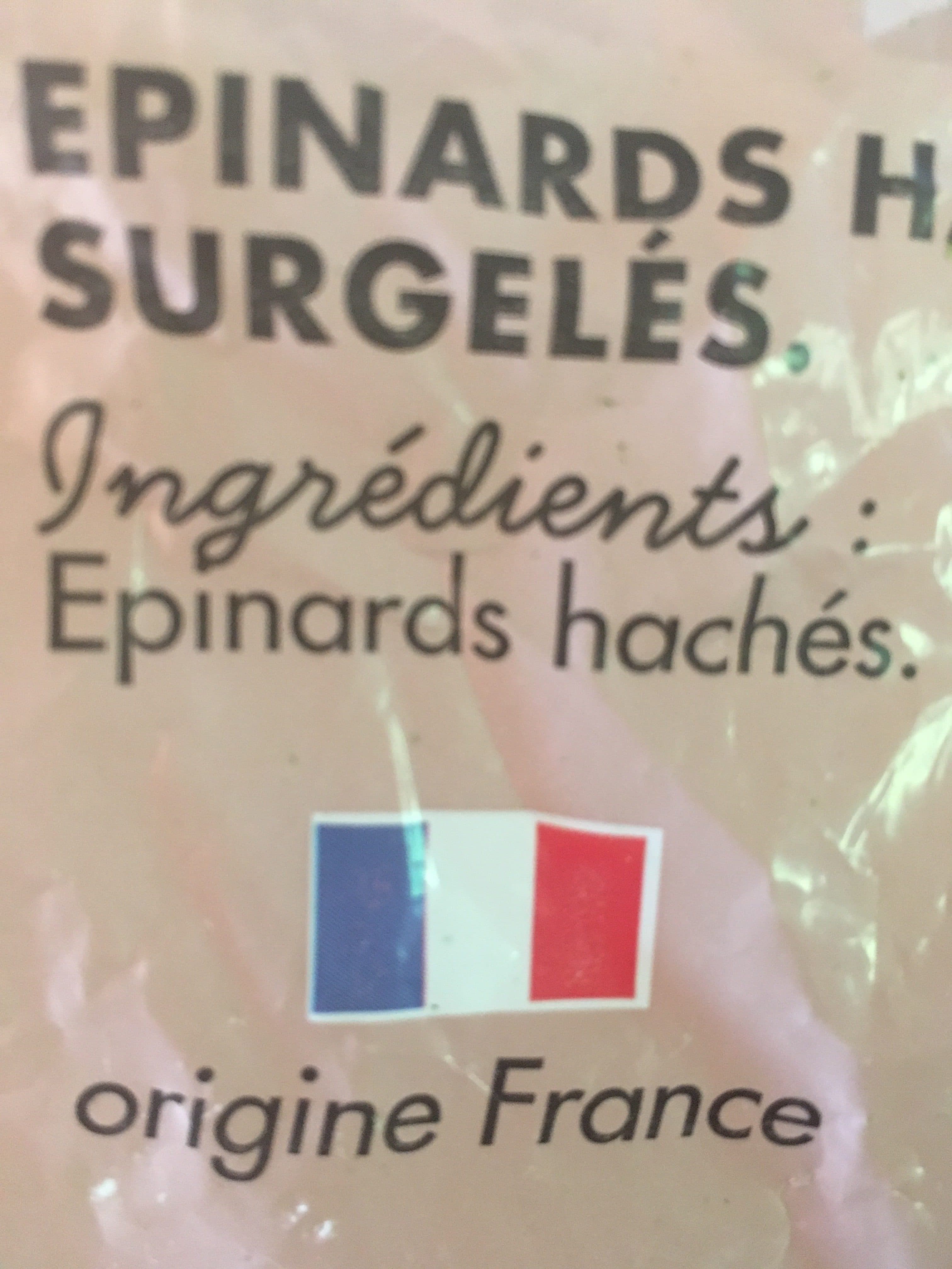 Toupargel Epinards hachés packshot
