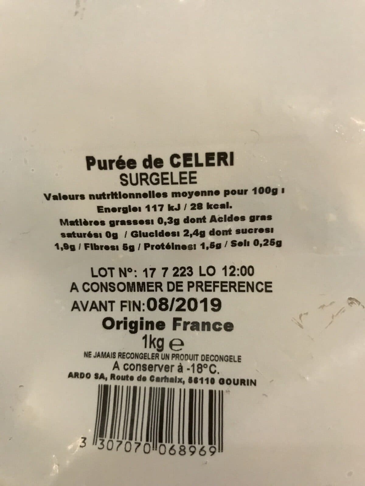 Eco Miam Purée de Celeri packshot