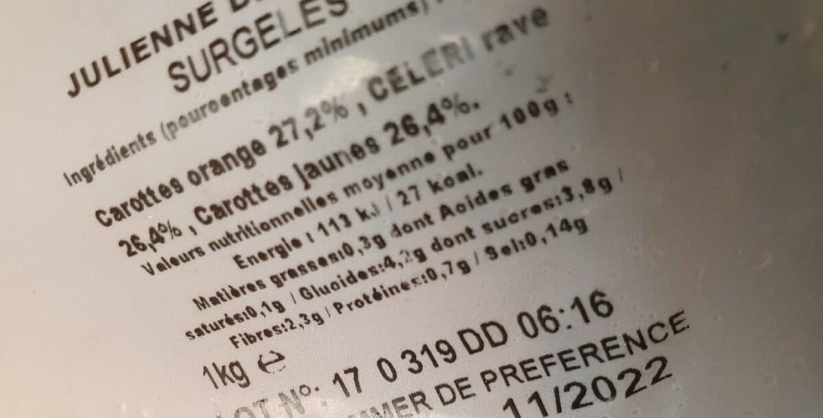 Open Food Facts Julienne de légumes packshot