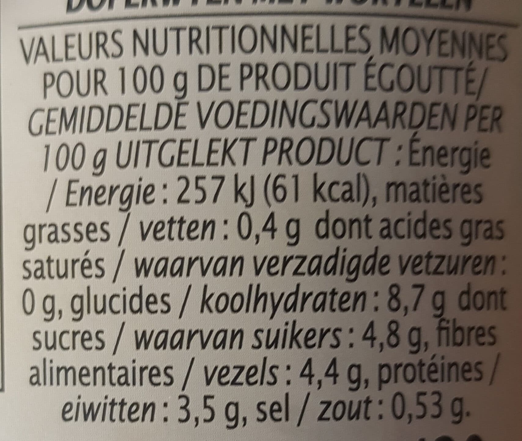 Jardin Bio étic Petits pois et jeunes Carottes packshot