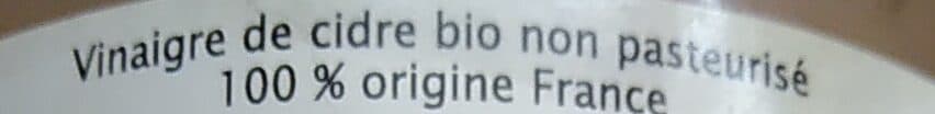Jardin Bio Vinaigre de cidre 750mL packshot
