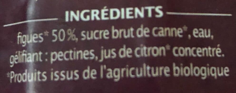 Jardin bio Confiture figue violette packshot