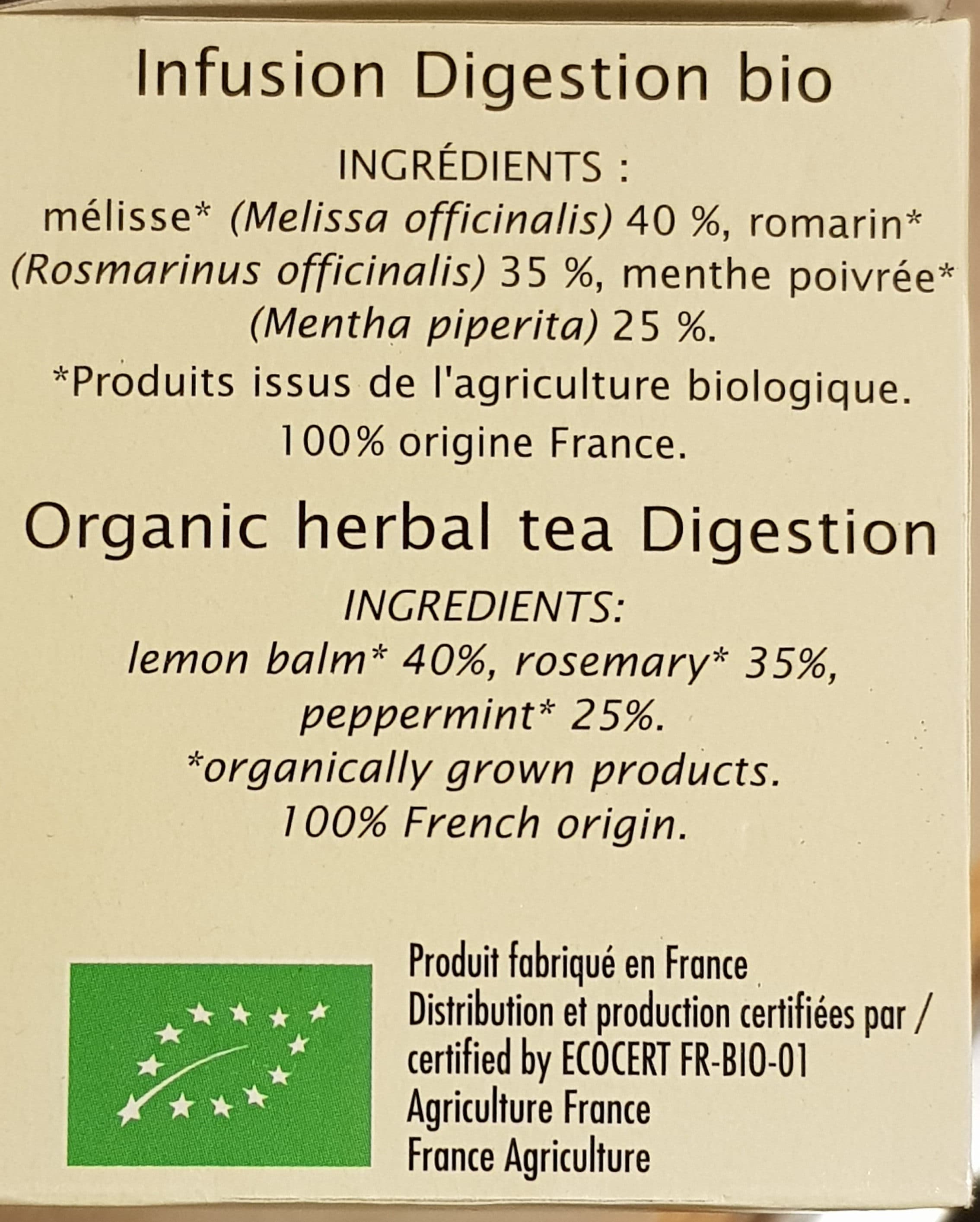 Jardin Bio Infusion digestion packshot