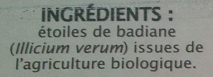 Jardin Bio Badiane étoiles packshot