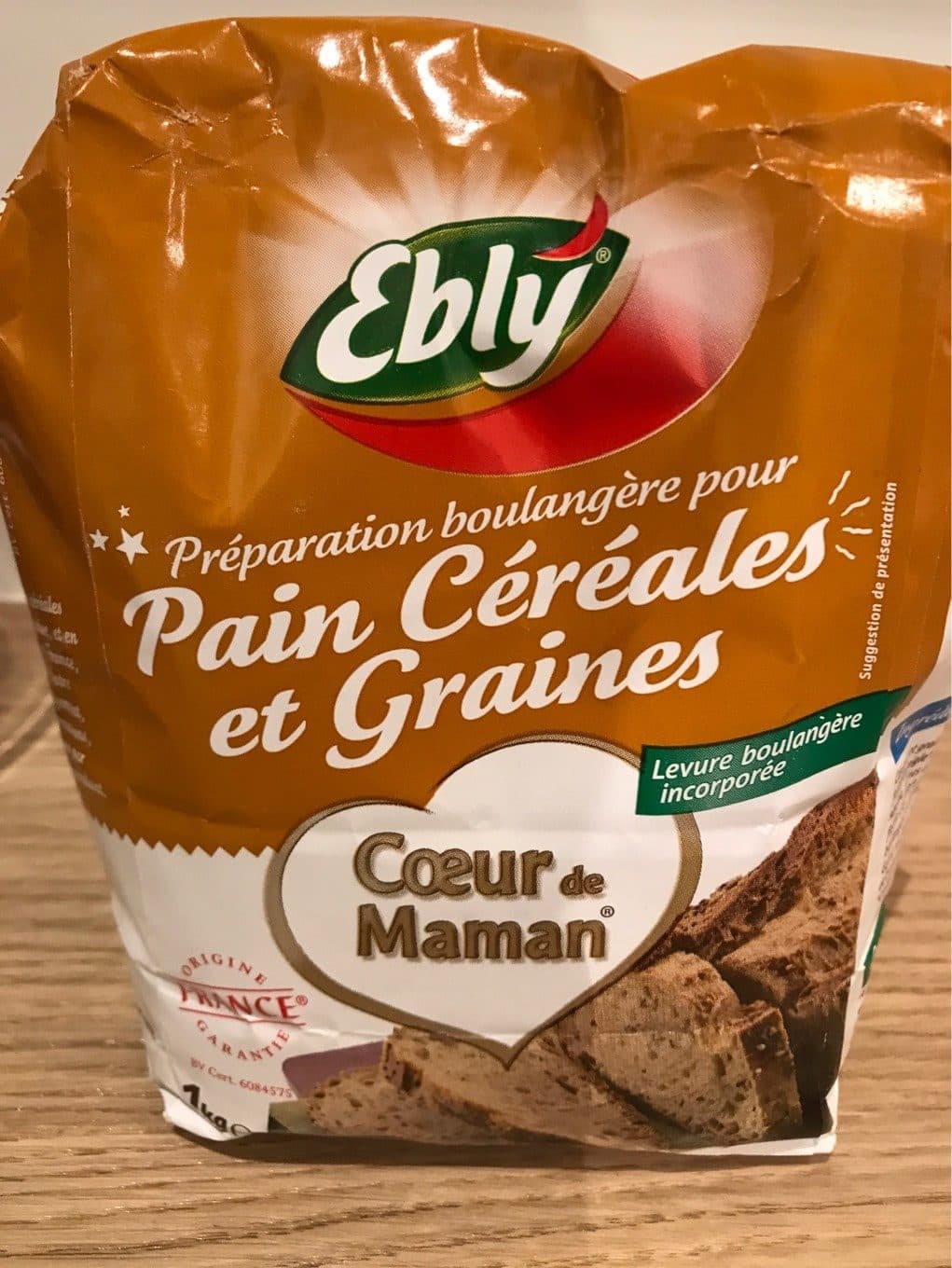 Ebly Pain céréales et graines packshot