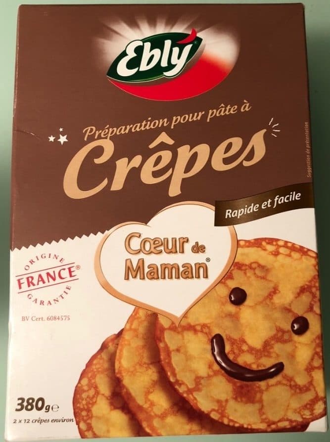 Cœur de Maman Préparation pour Pâte à Crêpes packshot