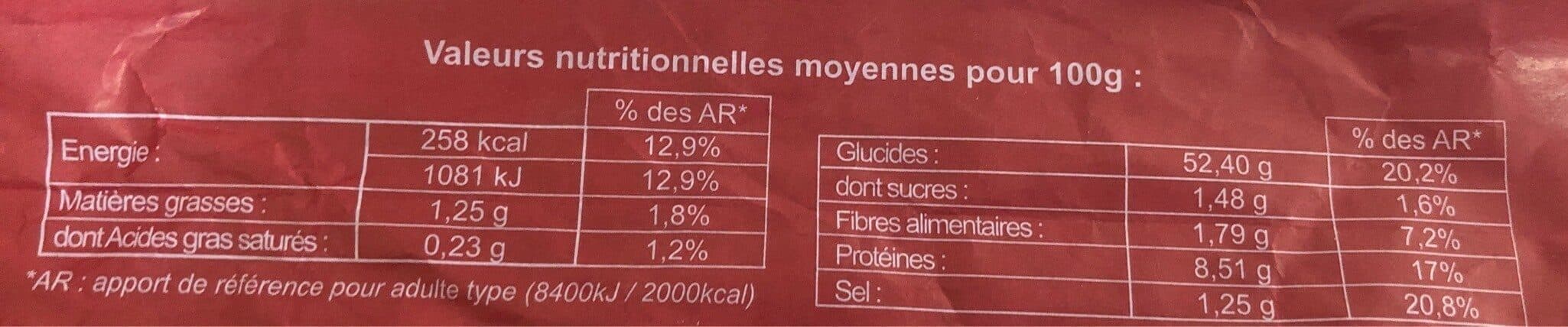 TRADI' ROUGE Baguettes tradition packshot