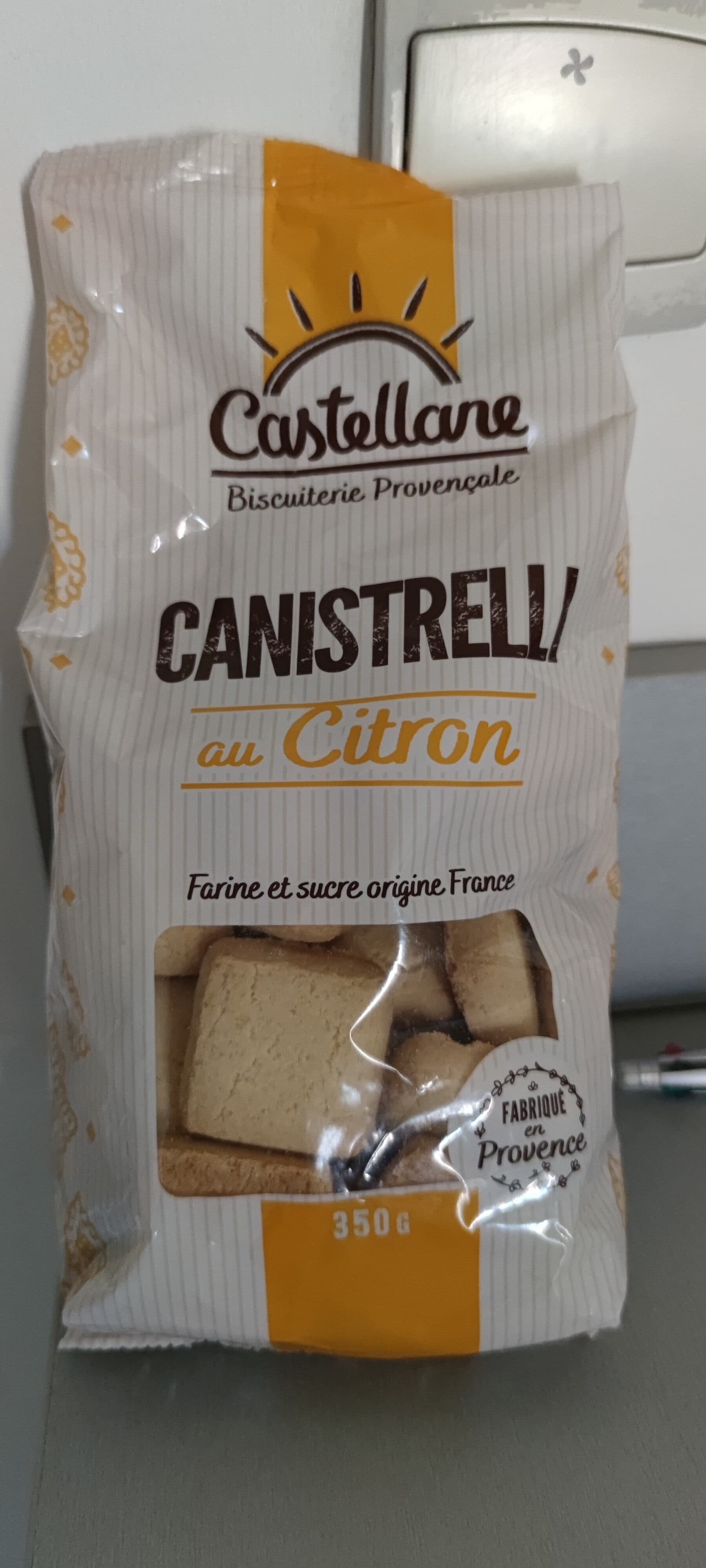 Castellane Biscuiterie Castellane biscuiterie canistrelli au citron packshot