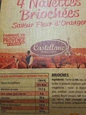 Castellane Navettes Briochées packshot